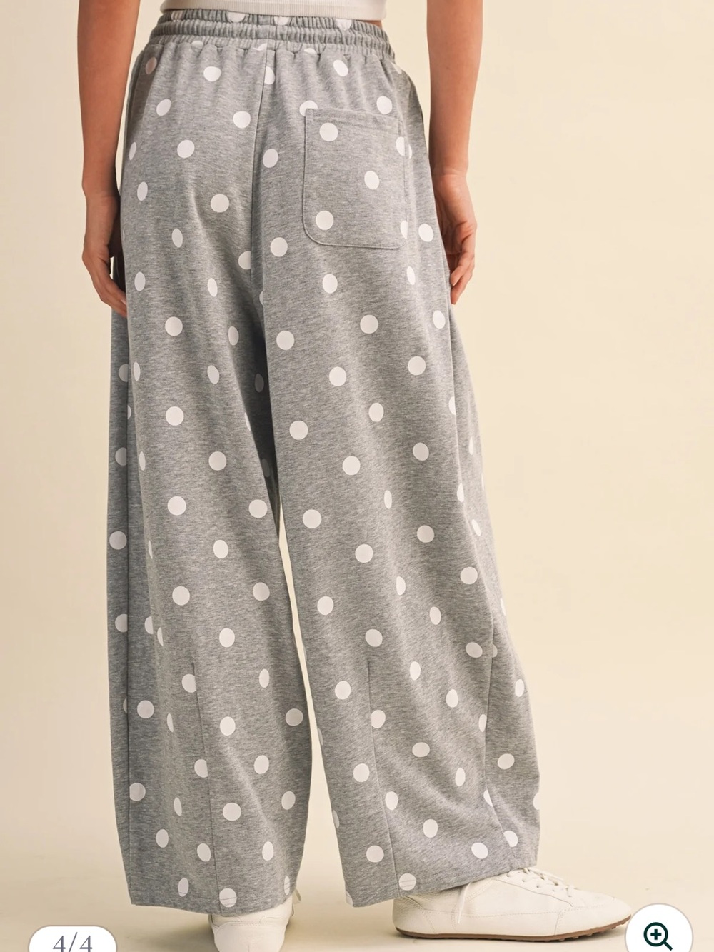 Klesis Polka Dot barrel joggers - Gray - Picture 2 of 2